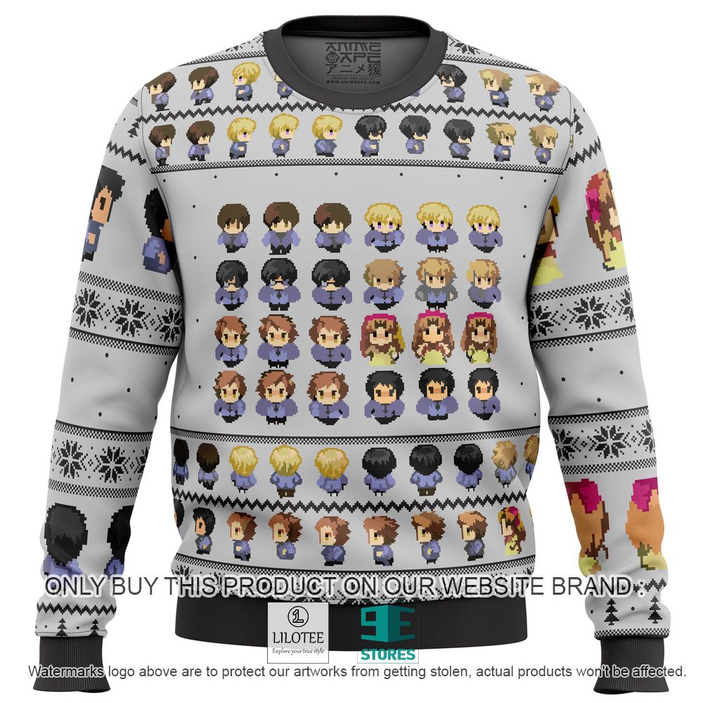 Ouran High School Host Club Sprites Anime Ugly Christmas Sweater - LIMITED EDITION 10