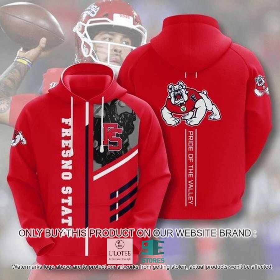 Fresno State Bulldogs NCAA Pride Of The Valley 3D Hoodie, Zip Hoodie - LIMITED EDITION 8