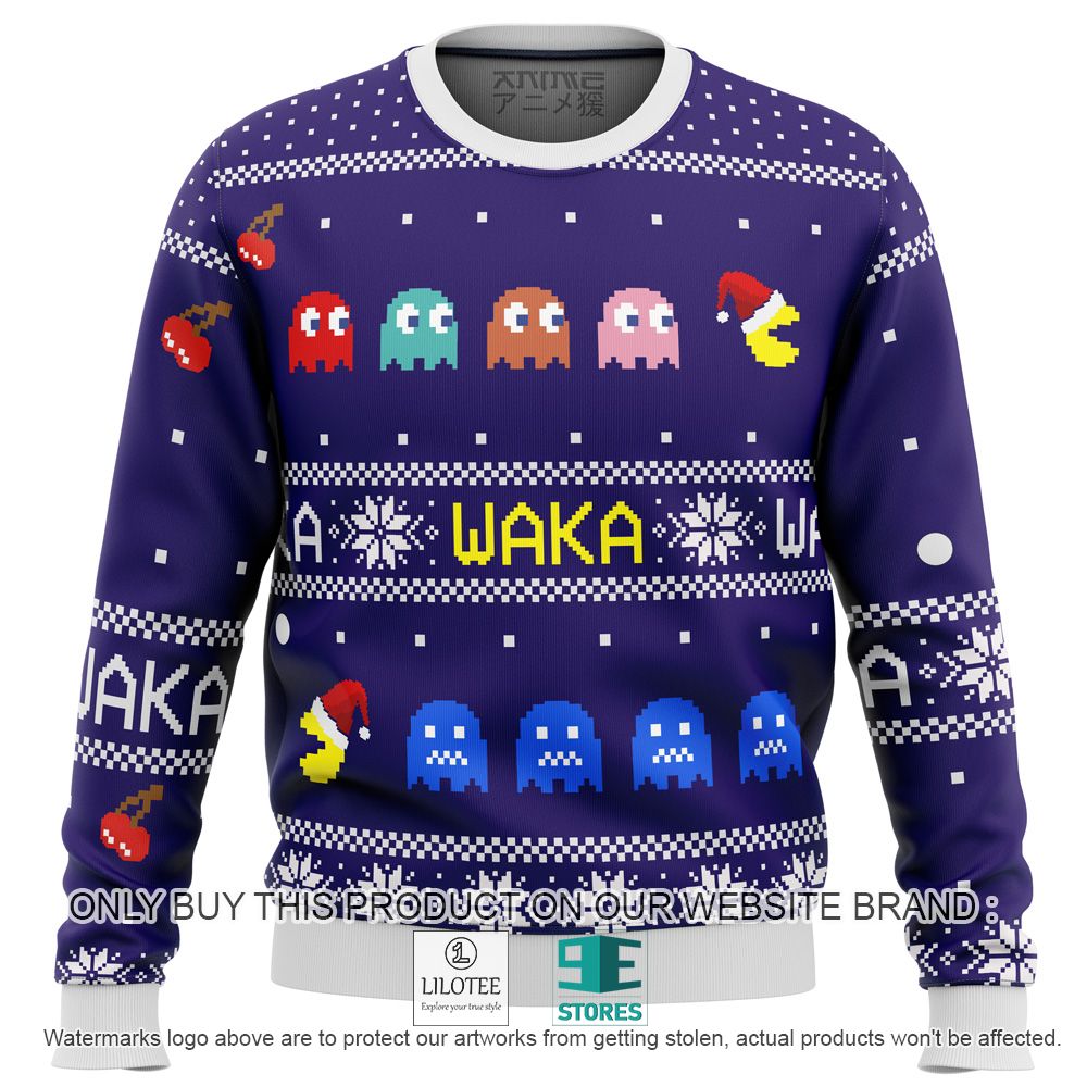 PAC-MAN WAKA WAKA Ugly Christmas Sweater - LIMITED EDITION 10