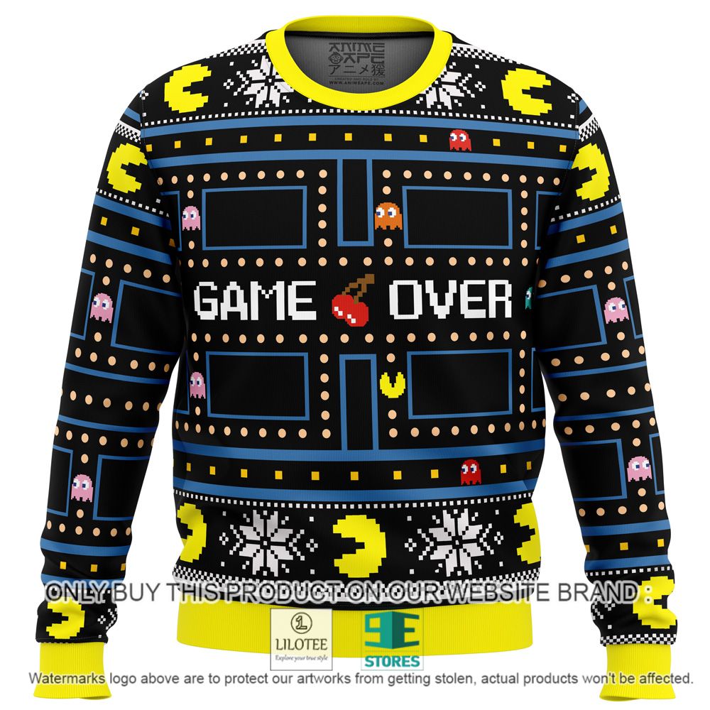 Pacman Game Over Christmas Sweater - LIMITED EDITION 11
