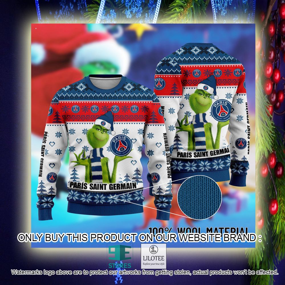 Paris Saint-Germain The Grinch Christmas Ugly Sweater - LIMITED EDITION 9