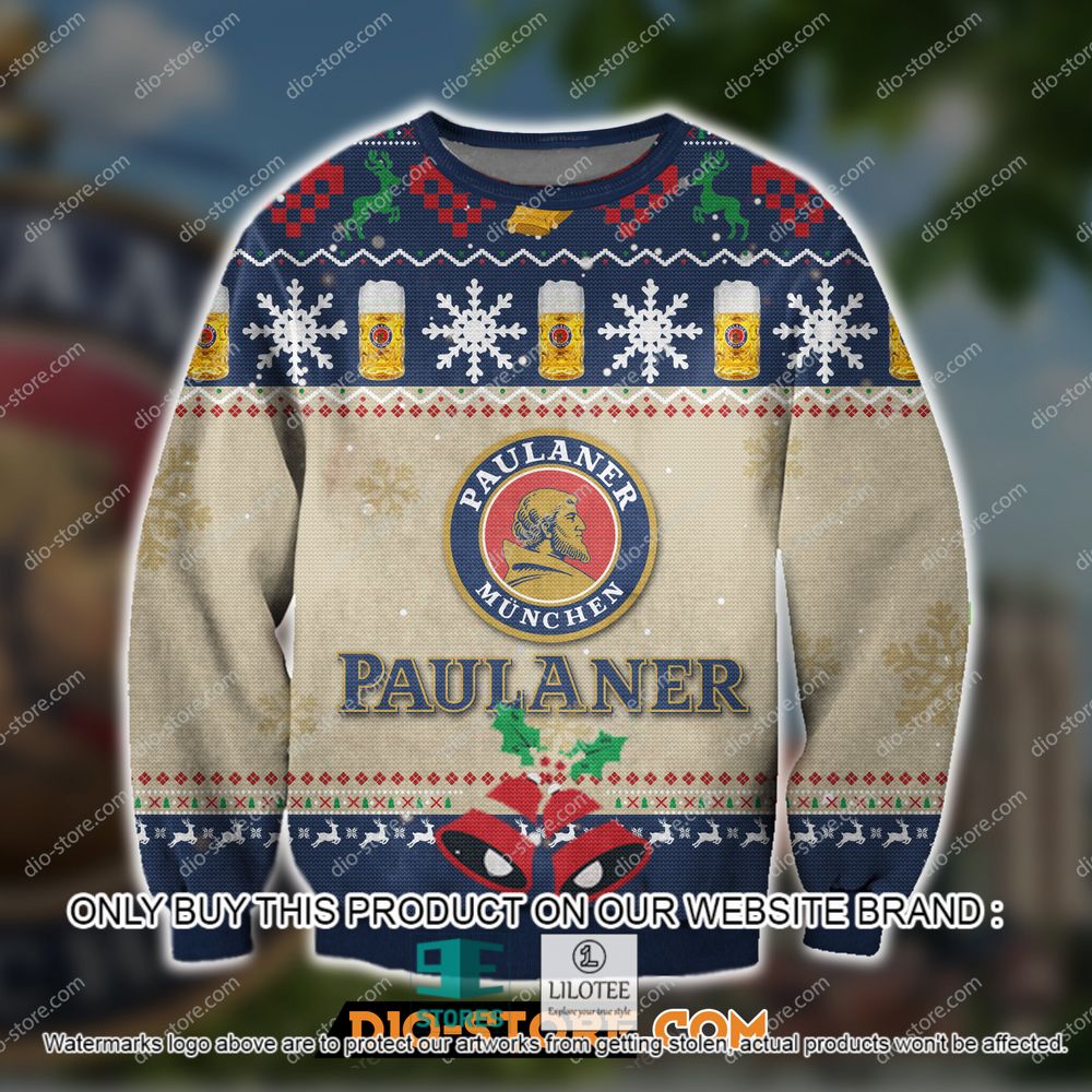 Paulaner Munchen Beer Christmas Ugly Sweater - LIMITED EDITION 10