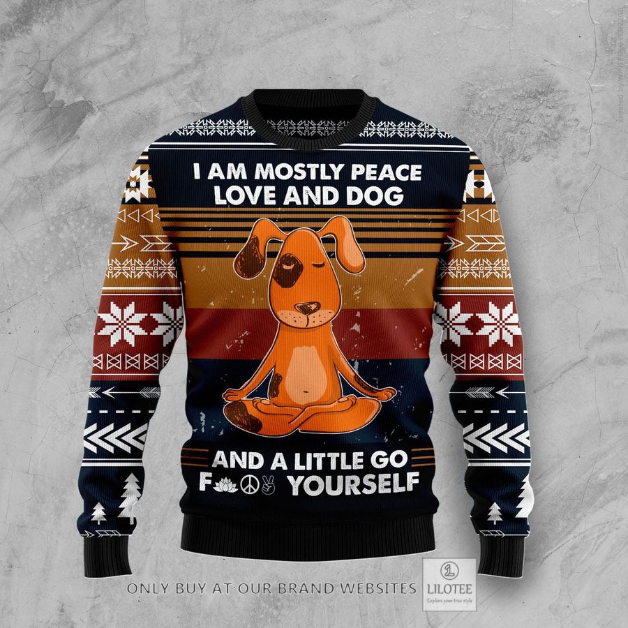 Peace Love And Do Ugly Christmas Sweater - LIMITED EDITION 25