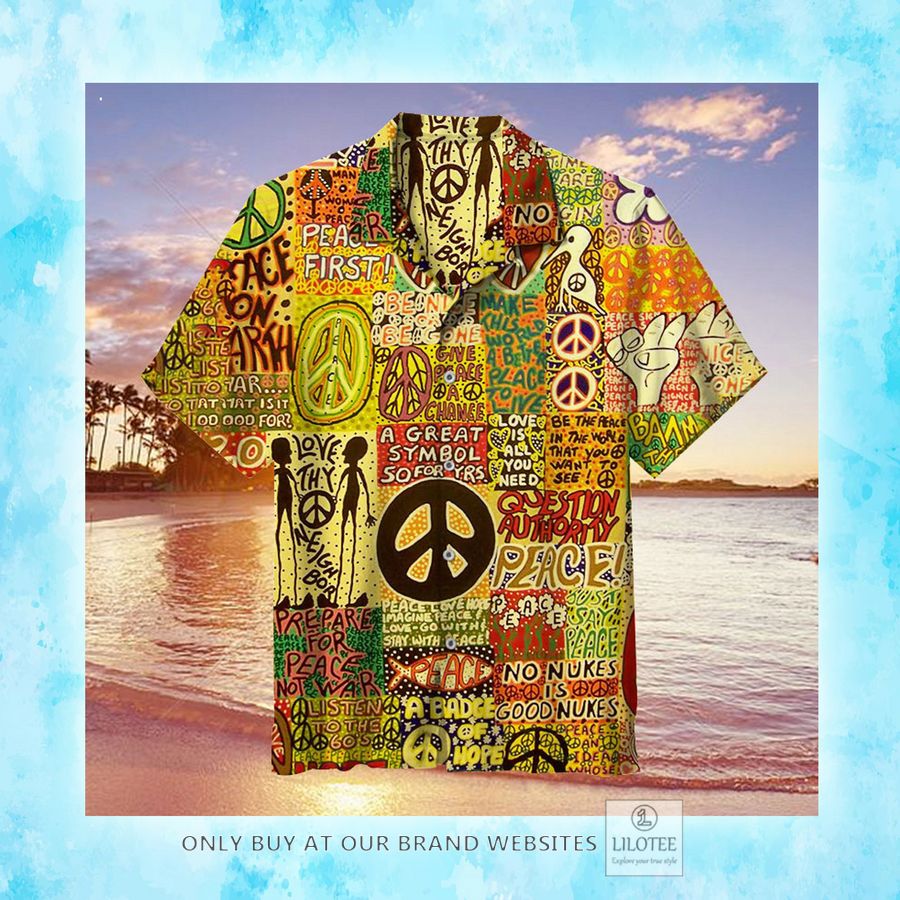 Peace & Love of Brotherhood of Man Revolution Hawaiian Shirt - LIMITED EDITION 3 Peace & Love of Brotherhood of Man Revolution Hawaiian Shirt - LIMITED EDITION - Image 3