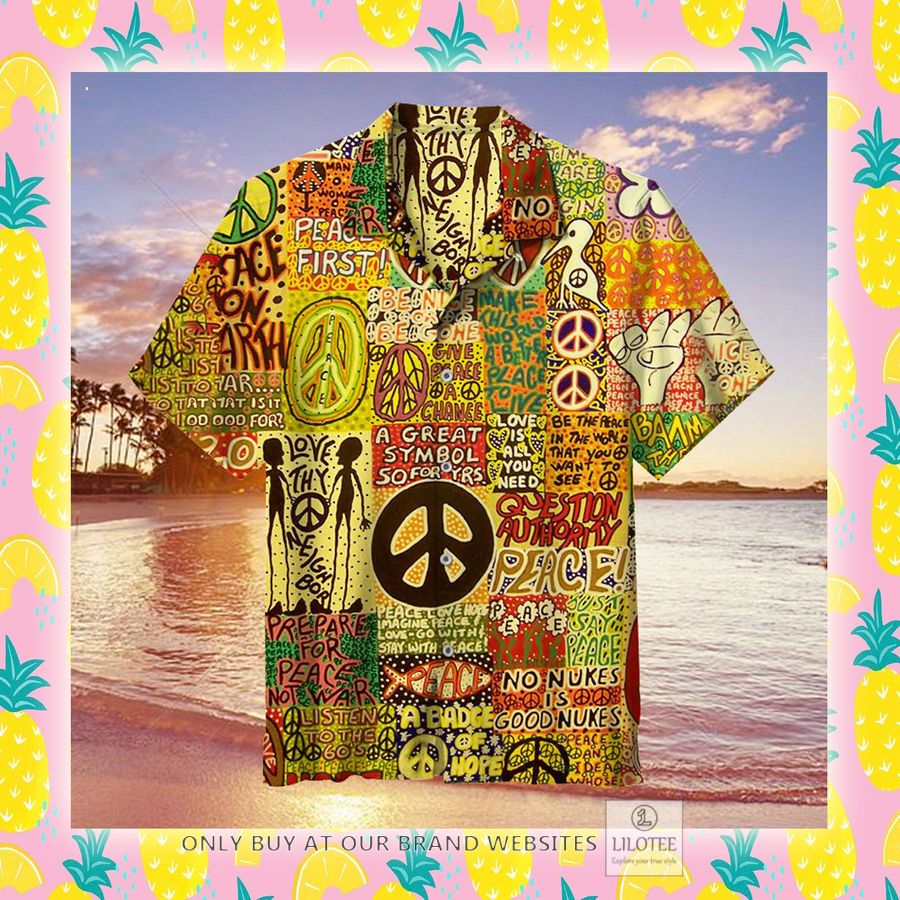 Peace & Love of Brotherhood of Man Revolution Hawaiian Shirt - LIMITED EDITION 4 Peace & Love of Brotherhood of Man Revolution Hawaiian Shirt - LIMITED EDITION - Image 4