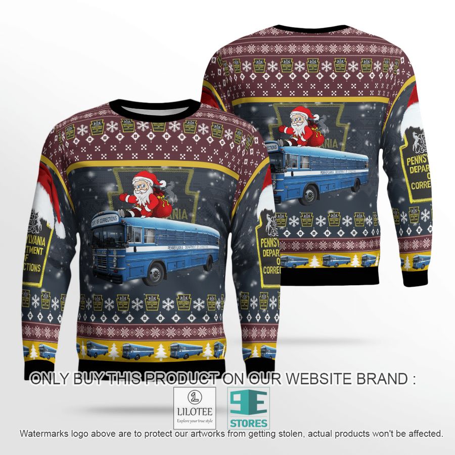 Pennsylvania Department Of Corrections Christmas Sweater - LIMITED EDITION 19