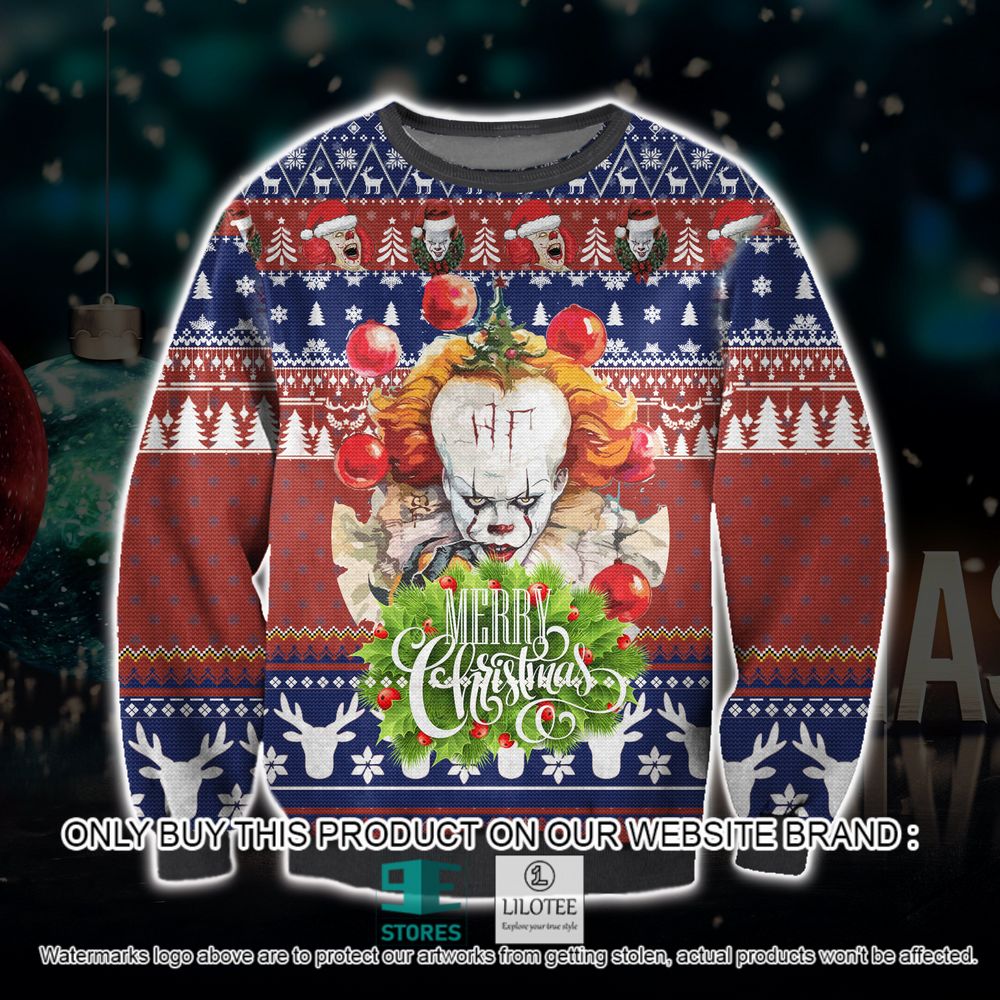 Pennywise IT Christmas Ugly Sweater - LIMITED EDITION 21