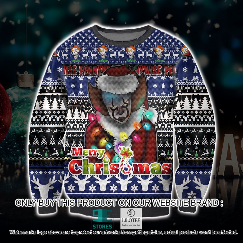 Pennywise IT Movie Christmas Ugly Sweater - LIMITED EDITION 20