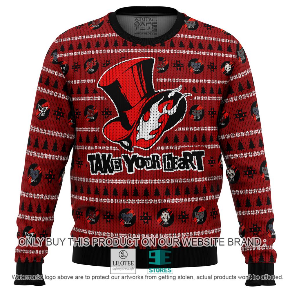 Persona 5 Take Your Heart Christmas Sweater - LIMITED EDITION 11