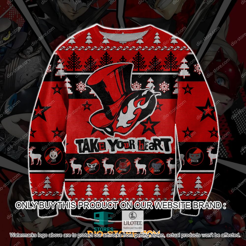 Persona 5 Take Your Heart Christmas Ugly Sweater - LIMITED EDITION 10