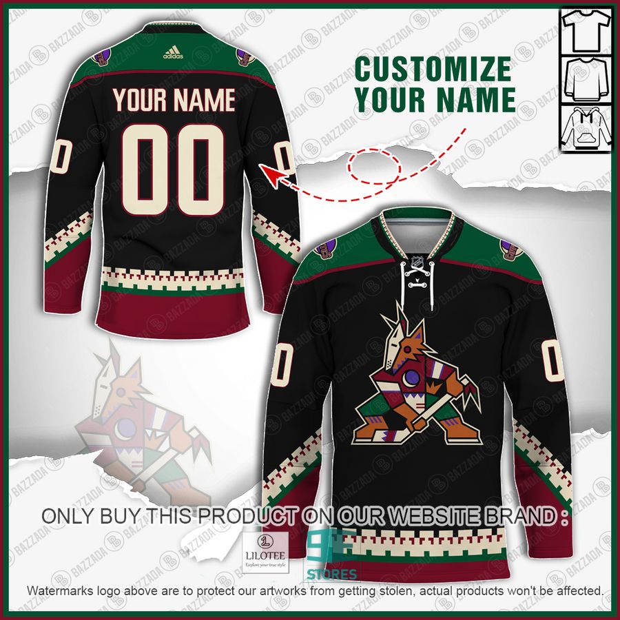 Personalized Arizona Coyotes NHL Hockey jersey 6