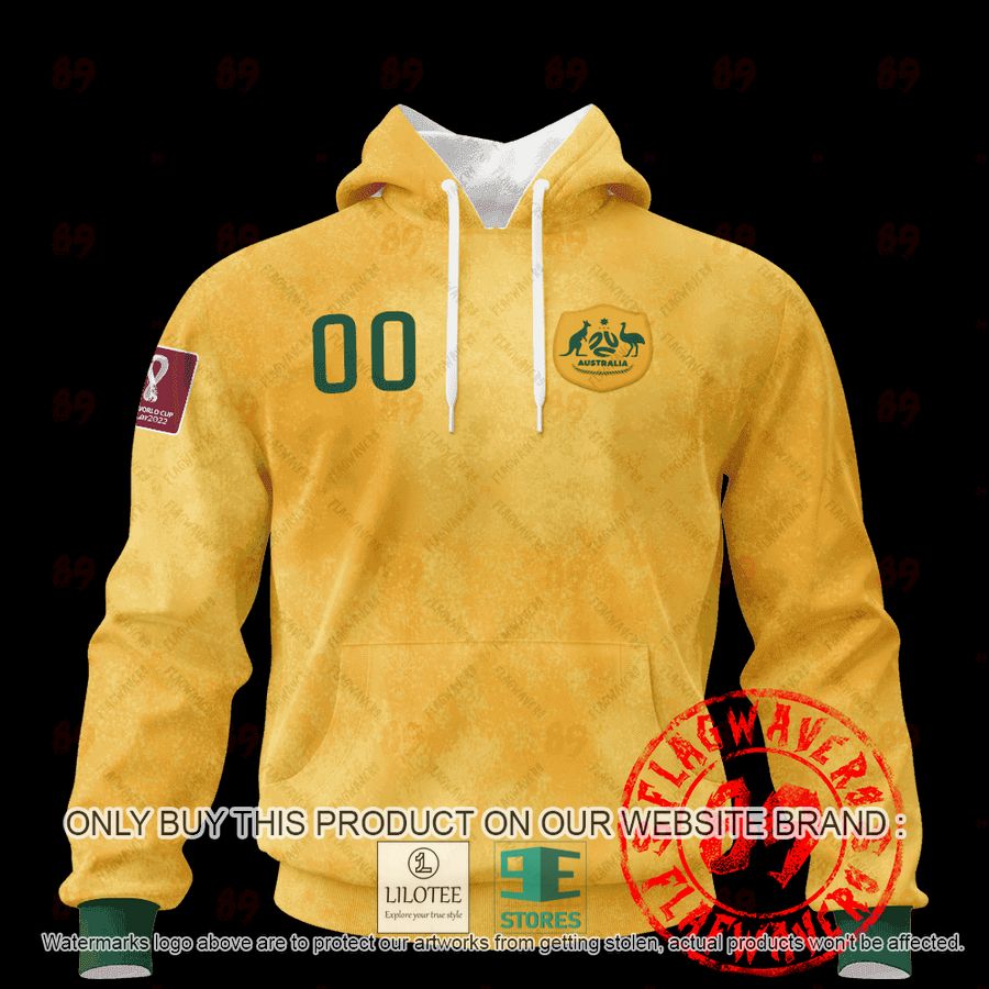 Personalized Australia Home Jersey World Cup 2022 Shirt, Hoodie - LIMITED EDITION 14