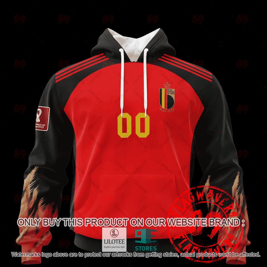 Personalized Belgium Home Jersey World Cup 2022 Shirt, Hoodie - LIMITED EDITION 15
