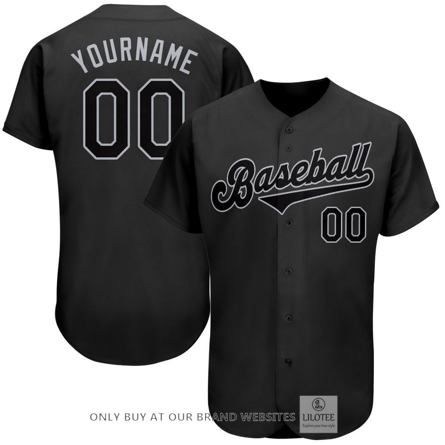 Personalized Black Baseball Jersey - LIMITED EDITION 6