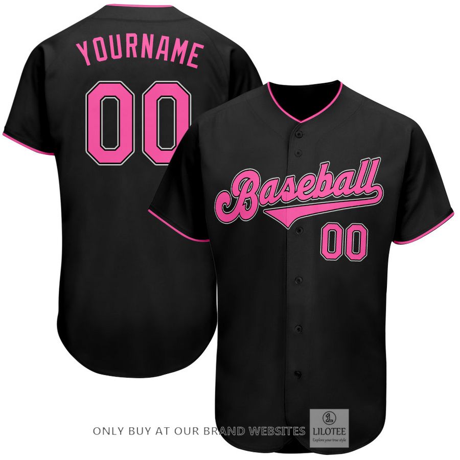 Personalized Black Pink White Baseball Jersey - LIMITED EDITION 7