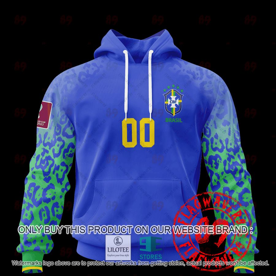 Personalized Brazil Away Jersey World Cup 2022 blue Shirt, Hoodie - LIMITED EDITION 14