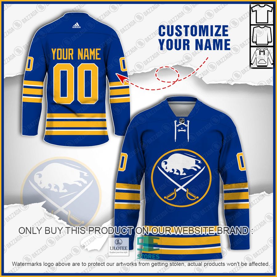 Personalized Buffalo Sabres NHL Hockey jersey 6