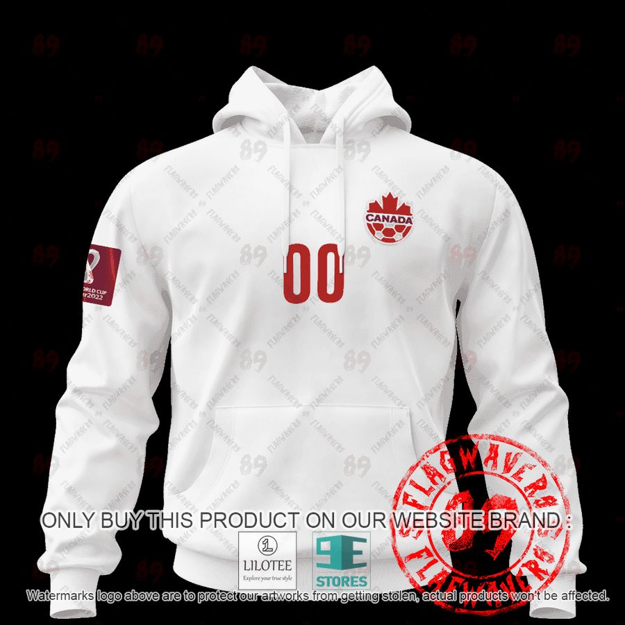 Personalized Canada Away Jersey World Cup 2022 white Shirt, Hoodie - LIMITED EDITION 14