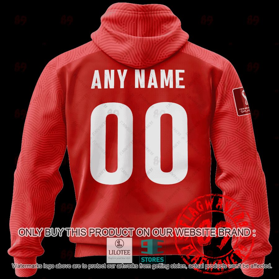 Alternative view of Personalized Canada Home Jersey World Cup 2022 red Shirt, Hoodie - LIMITED EDITION