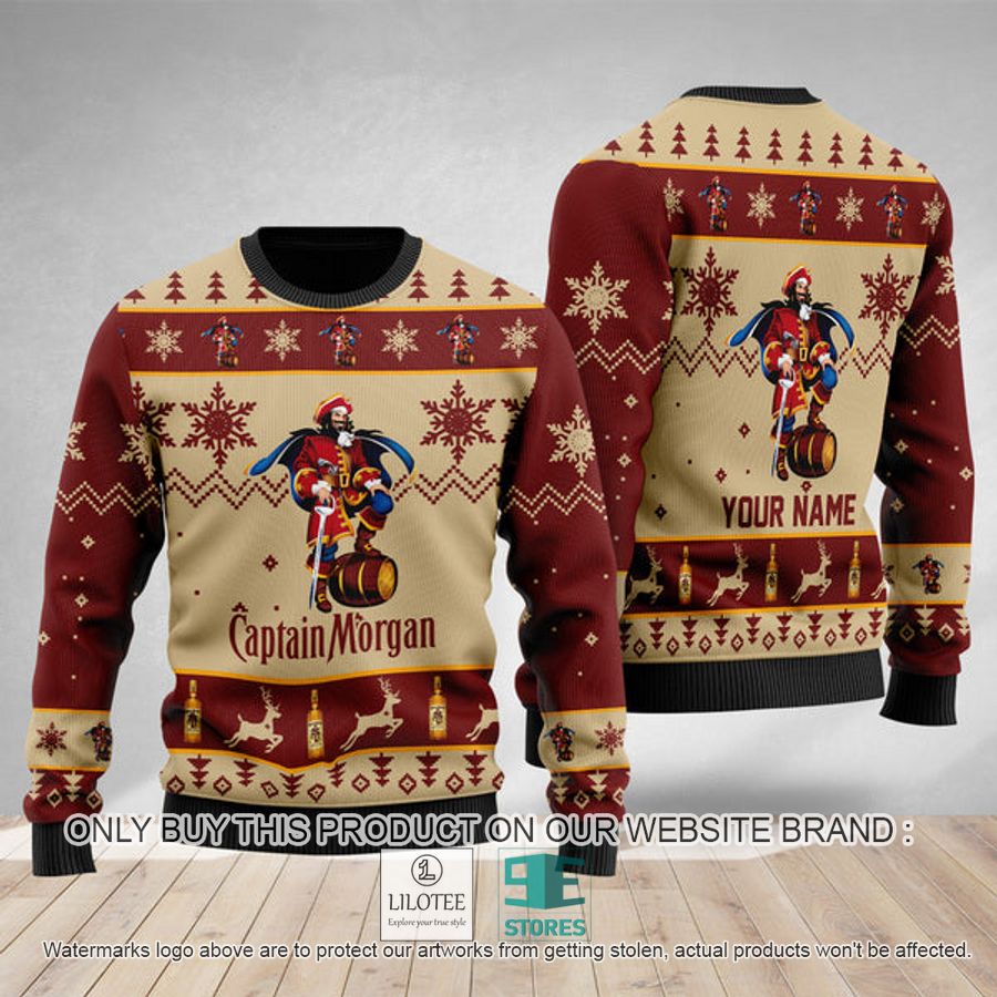 Personalized Captain Morgan Ugly Christmas Sweater - LIMITED EDITION 9