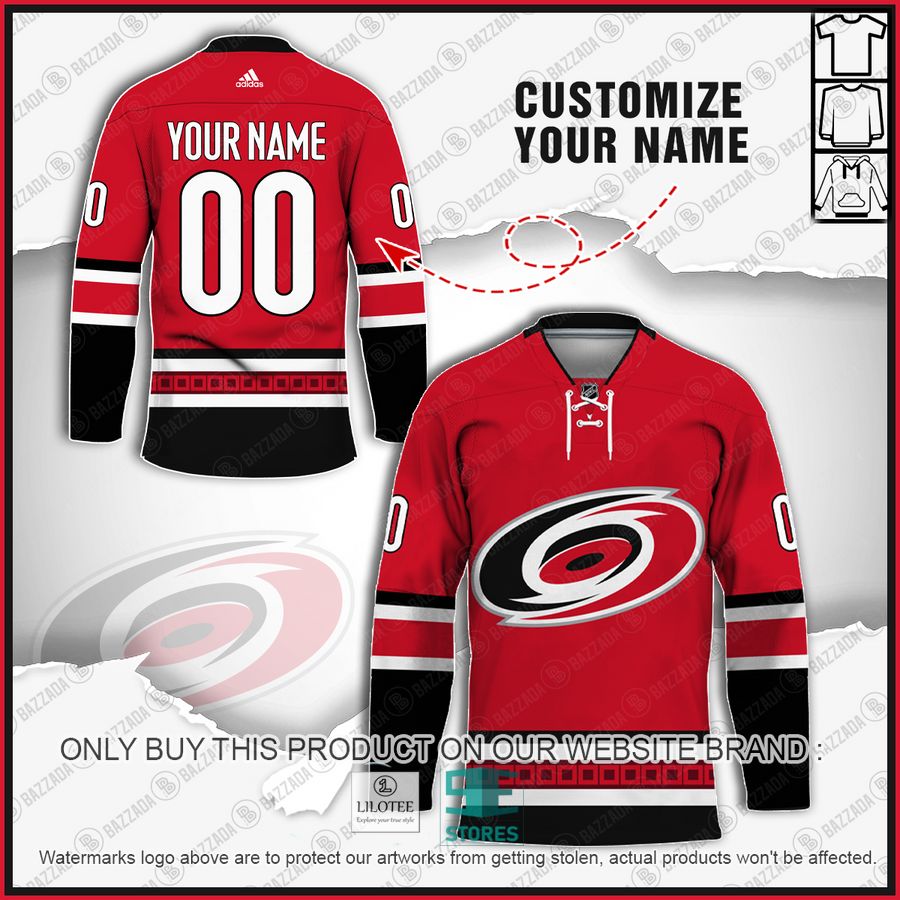 Personalized Carolina Hurricanes NHL Hockey jersey 6