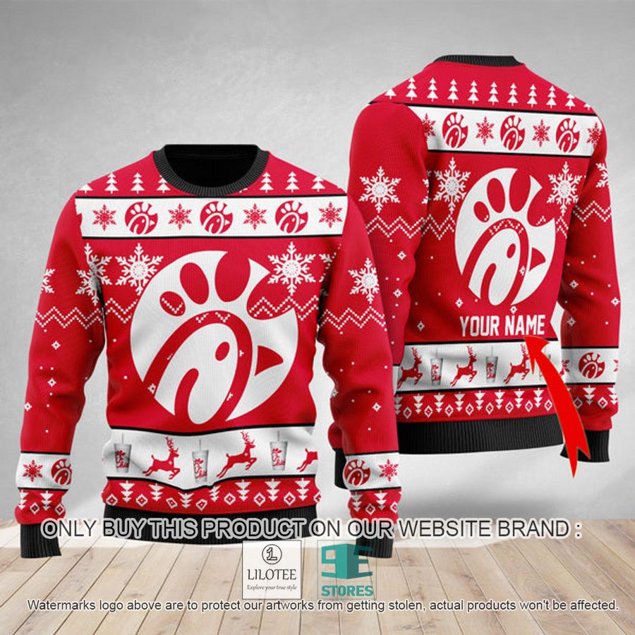 Personalized Chick-fil-A Ugly Christmas Sweater - LIMITED EDITION 8