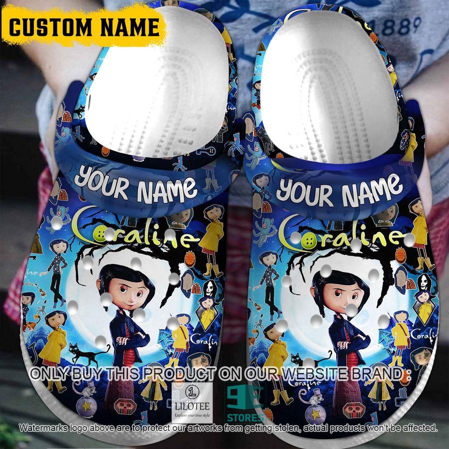 Personalized Coraline Crocs Crocband Shoes - LIMITED EDITION 4