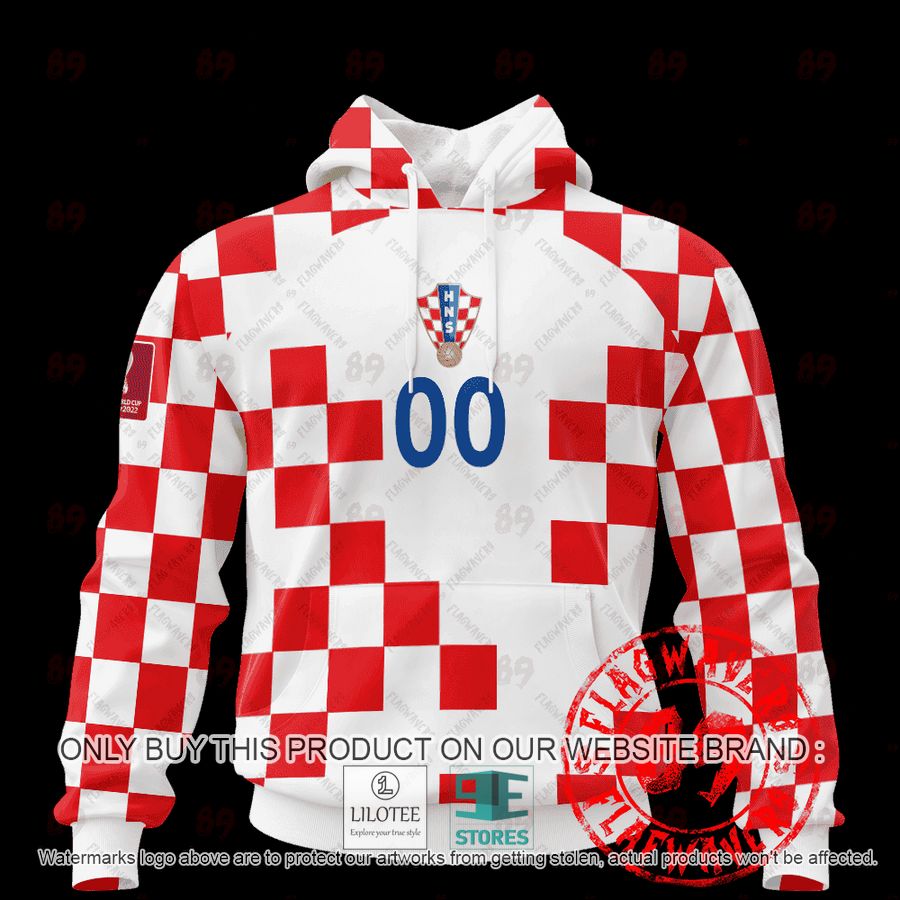 Personalized Croatia Home Jersey World Cup 2022 Shirt, Hoodie - LIMITED EDITION 14