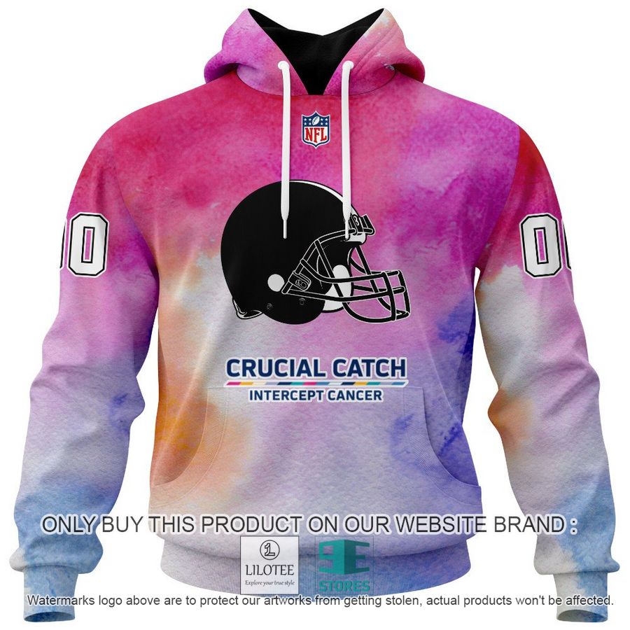 Personalized Crucial Catch Intercept Cancer Cleveland Browns Shirt, Hoodie - LIMITED EDITION 15
