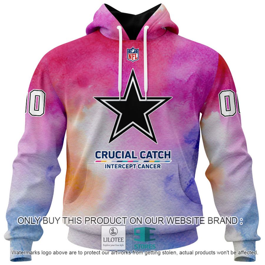 Personalized Crucial Catch Intercept Cancer Dallas Cowboys Shirt, Hoodie - LIMITED EDITION 15
