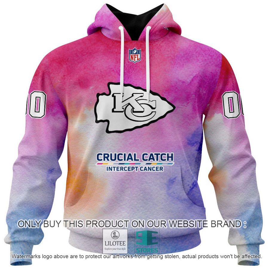 Personalized Crucial Catch Intercept Cancer Kansas City Chiefs Shirt, Hoodie - LIMITED EDITION 14