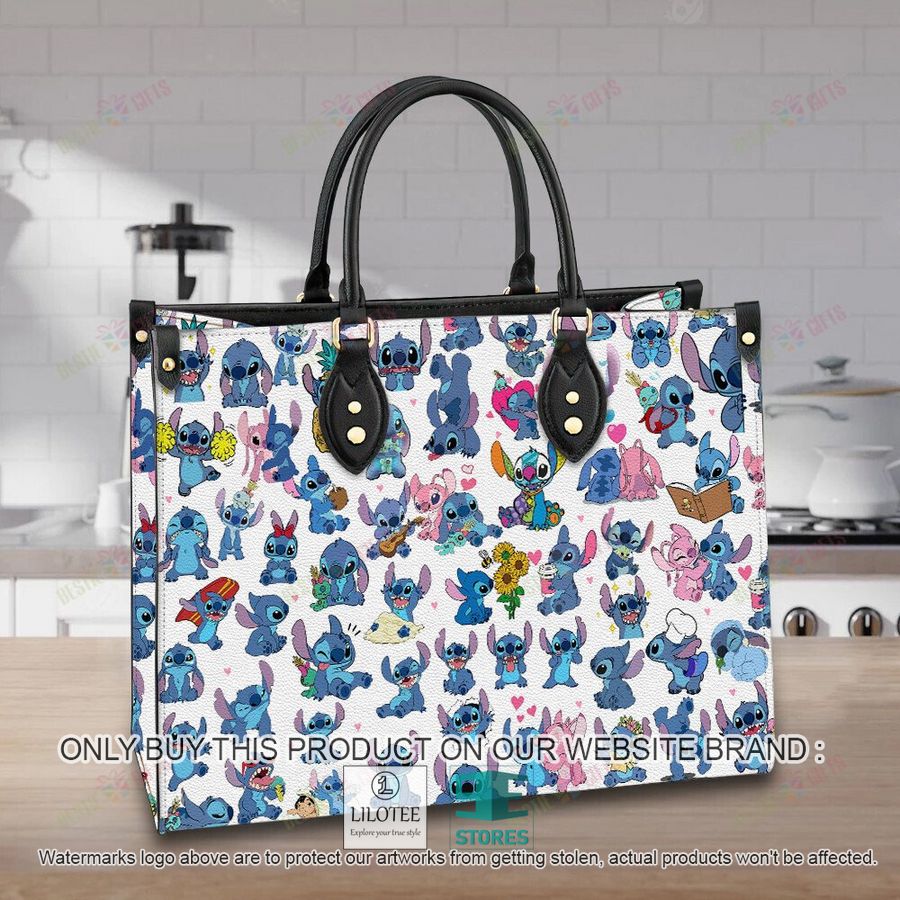 Personalized Disney Stitch Pattern Leather Bag - LIMITED EDITION 16