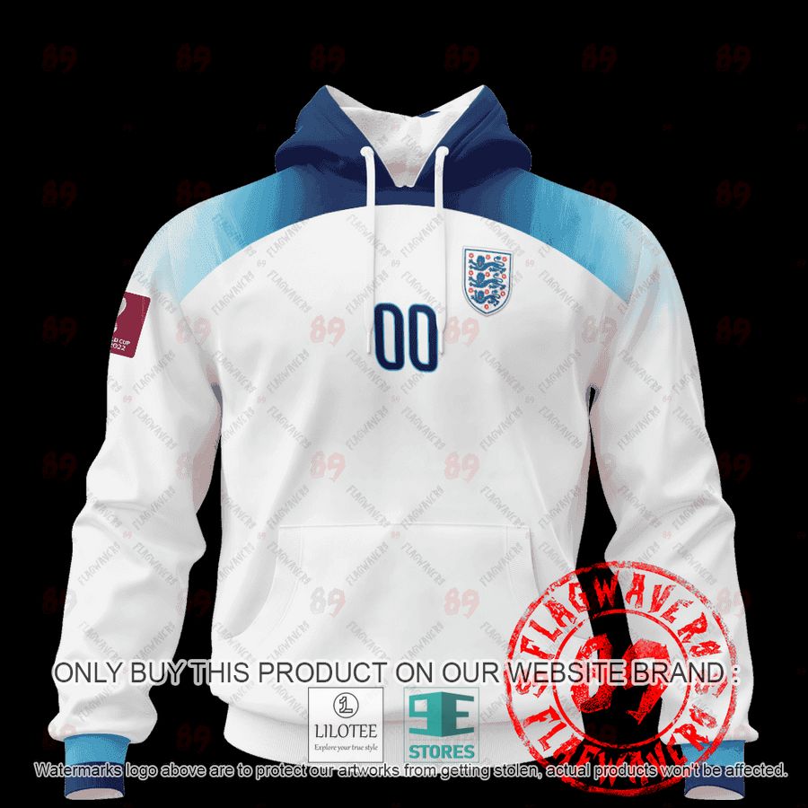 Personalized England Home Jersey World Cup 2022 Shirt, Hoodie - LIMITED EDITION 15