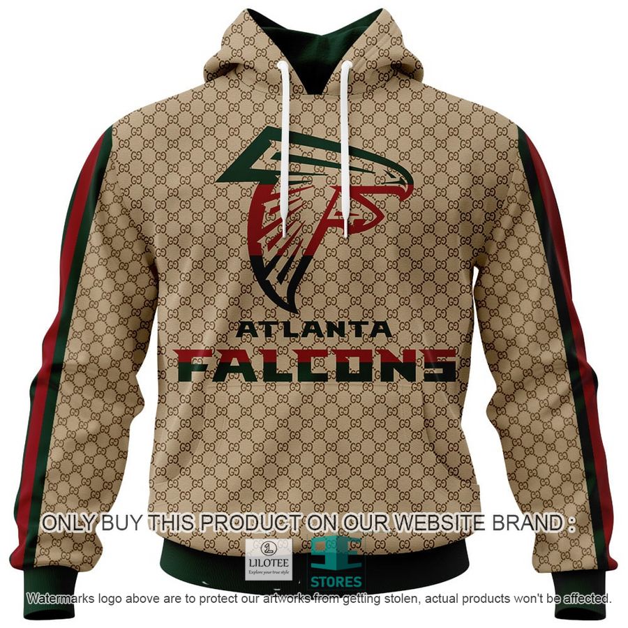 Personalized Gucci Atlanta Falcons 3D Hoodie, Hoodie Mask 8