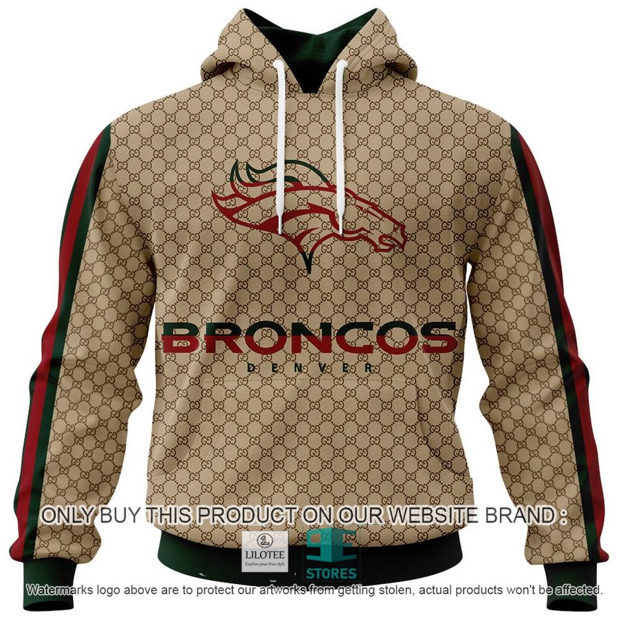Personalized Gucci Denver Broncos 3D Hoodie, Hoodie Mask 9