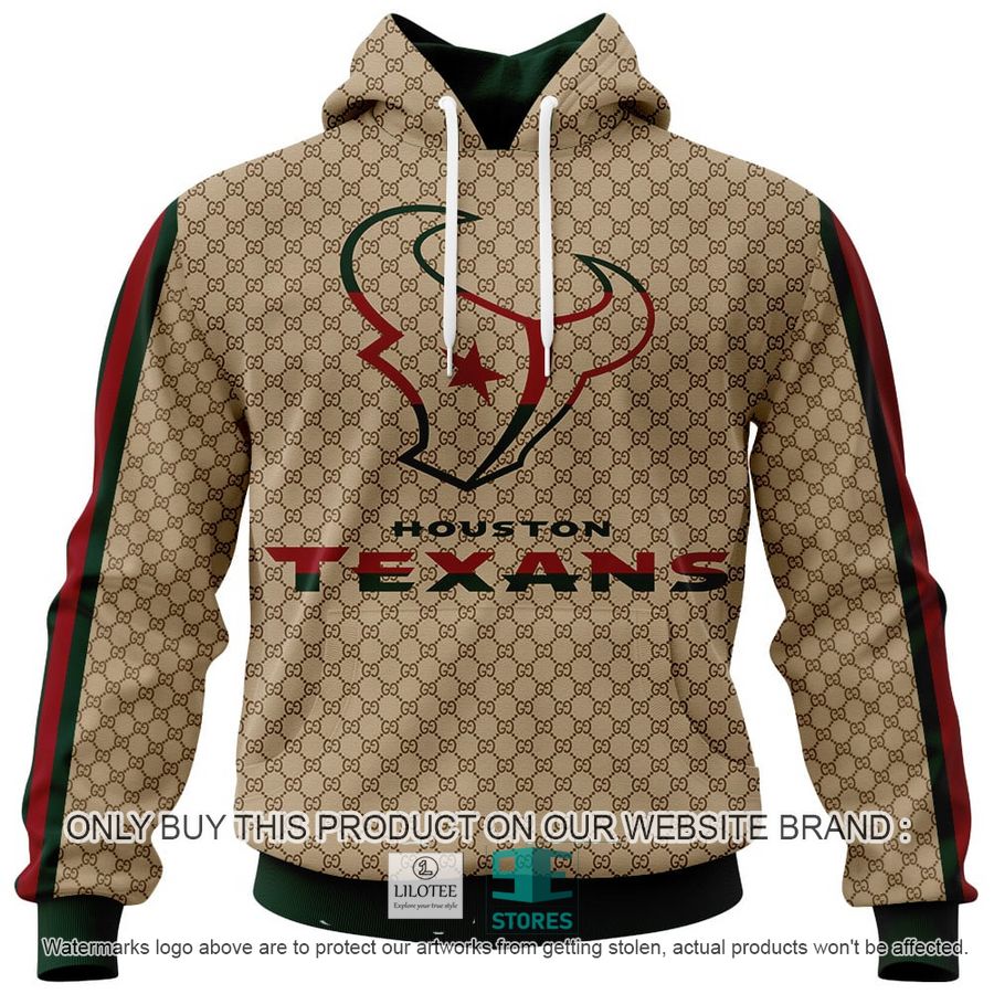 Personalized Gucci Houston Texans 3D Hoodie, Hoodie Mask 9