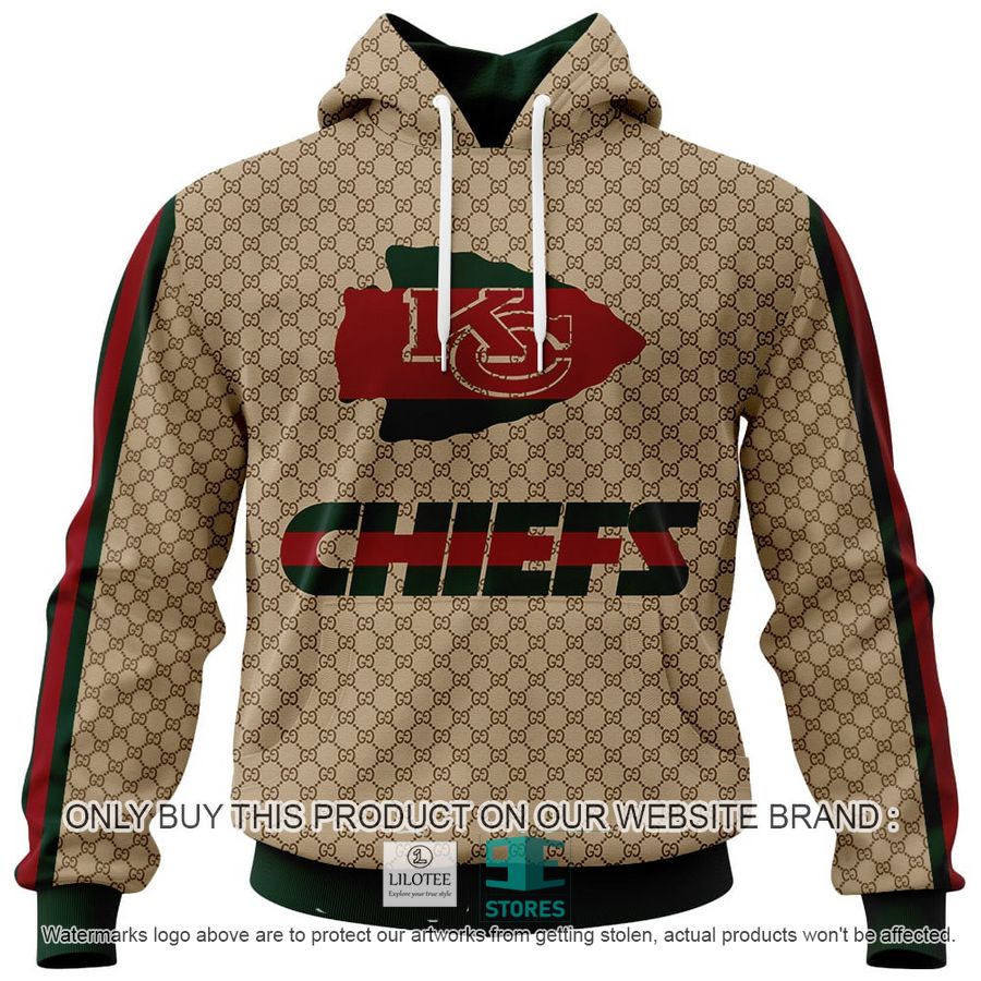 Personalized Gucci Kansas City Chiefs 3D Hoodie, Hoodie Mask 8