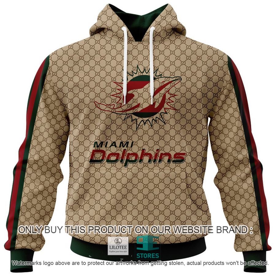 Personalized Gucci Miami Dolphins 3D Hoodie, Hoodie Mask 9