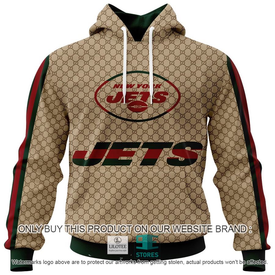 Personalized Gucci New York Jets 3D Hoodie, Hoodie Mask 8