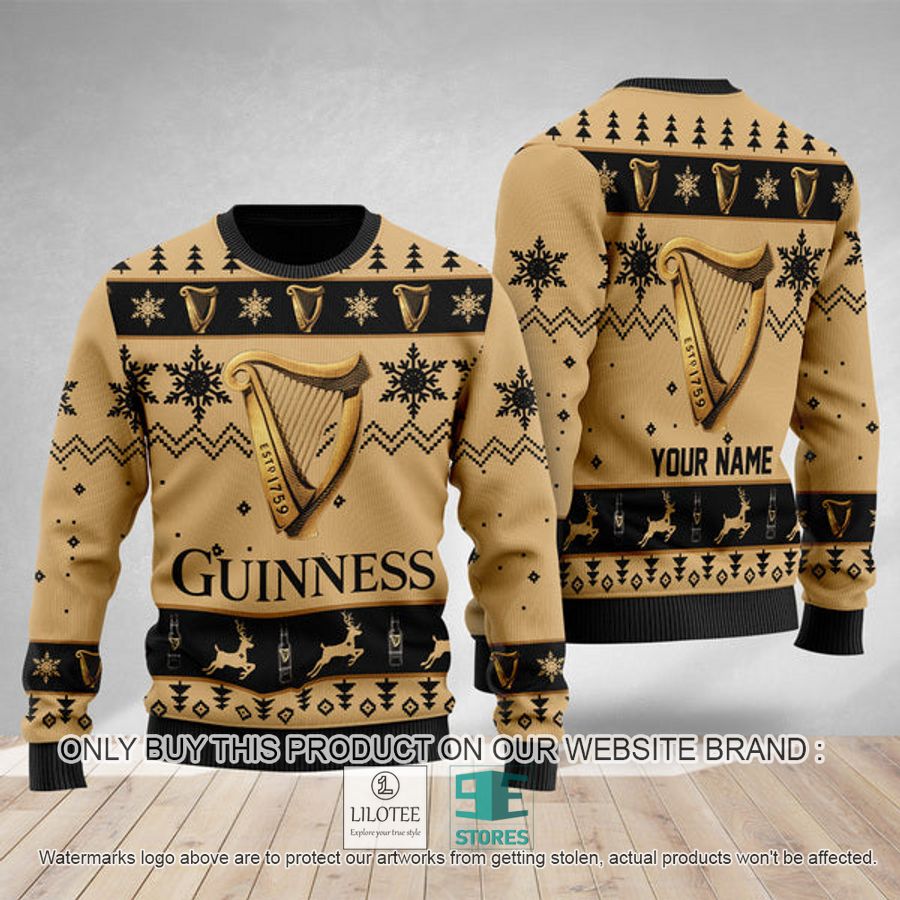Personalized Guinness Beer Ugly Christmas Sweater - LIMITED EDITION 8