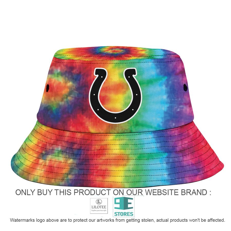 Alternative view of Personalized Indianapolis Colts Crucial Catch B Bucket Hat, Cap