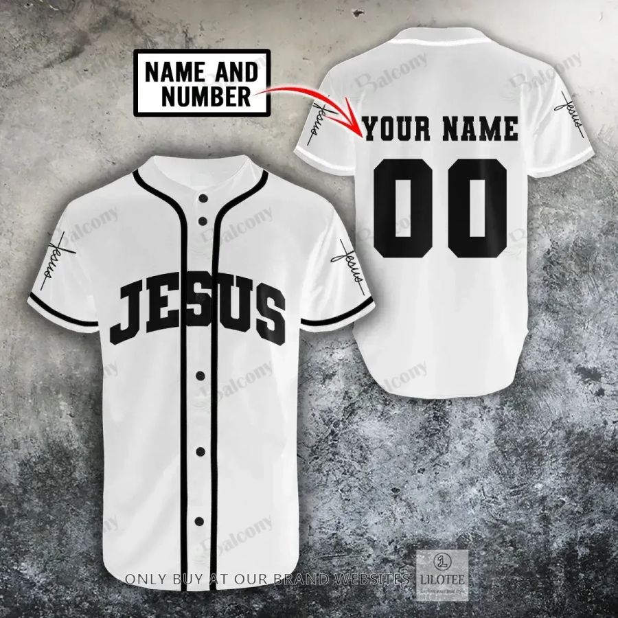 Personalized Jesus Christian Baseball jersey 7