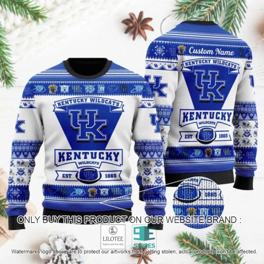 Personalized Kentucky Wildcats Football Ugly Chrisrtmas Sweater - LIMITED EDITION 8