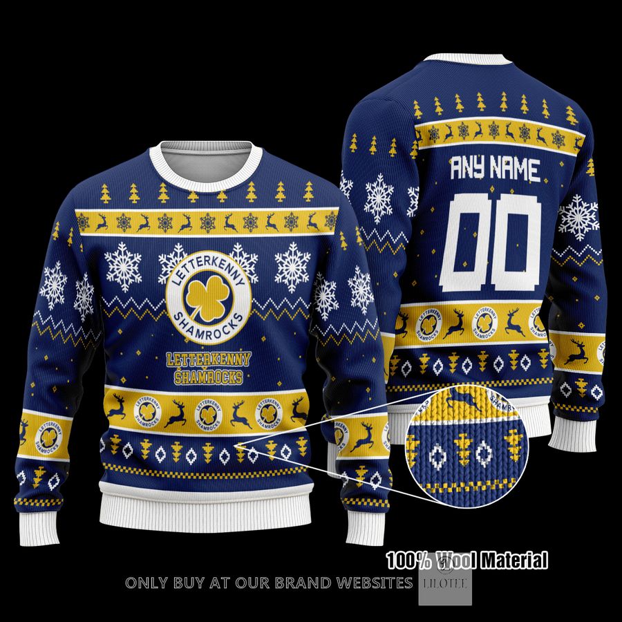 Personalized Letterkenny Hockey Jersey Wool Sweater 9