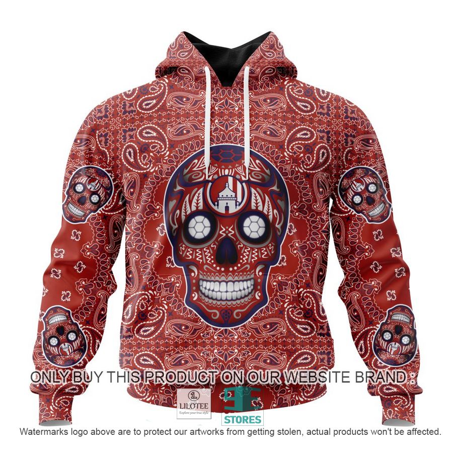 Personalized Liga Mx Atletico San Luis Special Sugar Skull Kits For Dia De Muertos 3D Shirt, Hoodie 18
