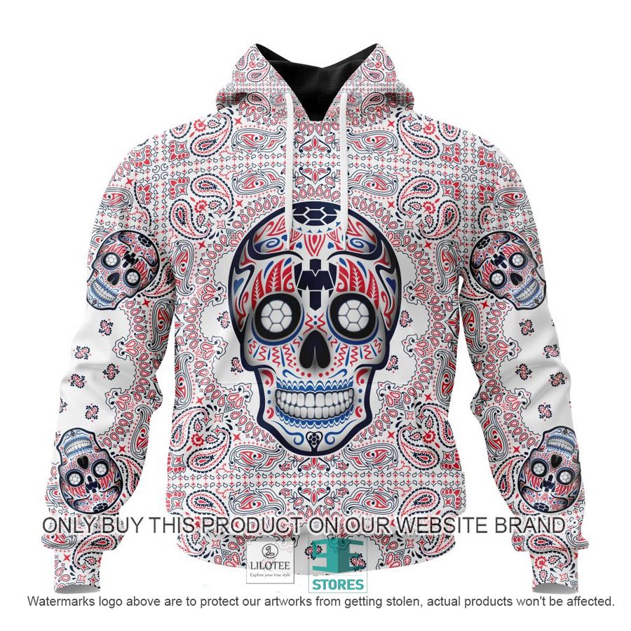 Personalized Liga Mx C F Monterrey Special Sugar Skull Kits For Dia De Muertos 3D Shirt, Hoodie 19