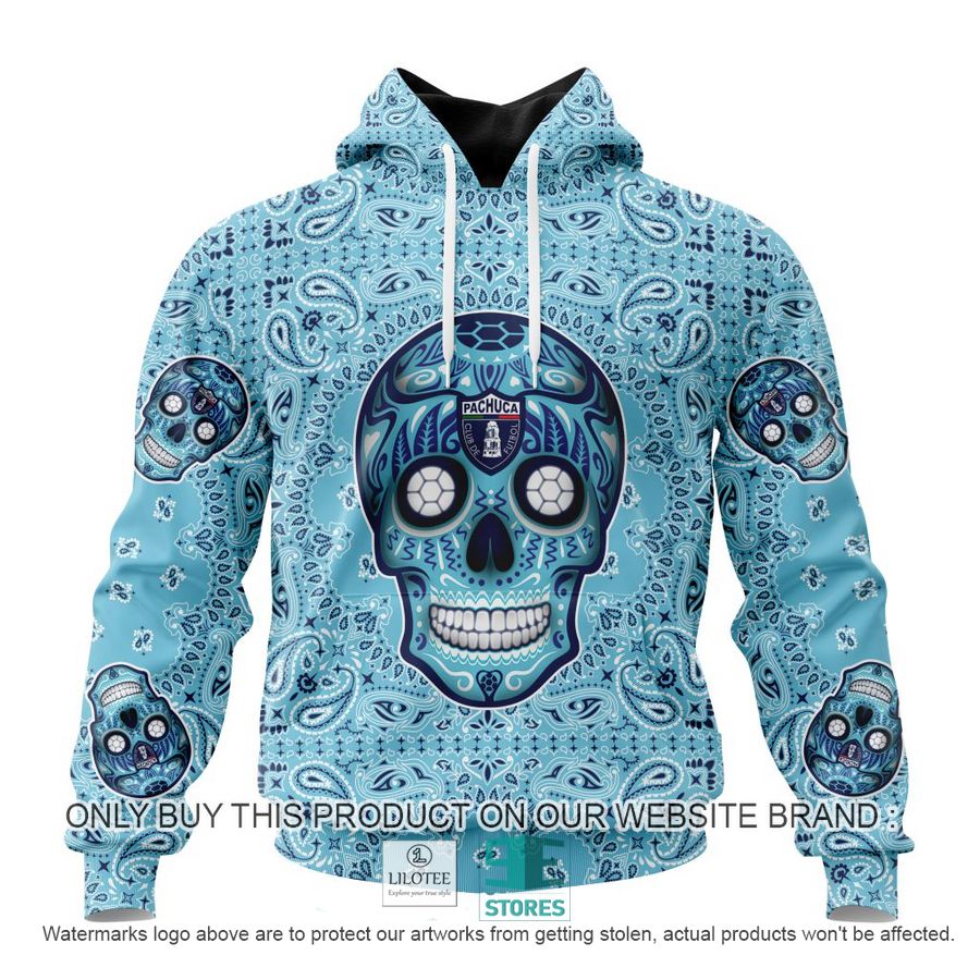 Personalized Liga Mx C F Pachuca Special Sugar Skull Kits For Dia De Muertos 3D Shirt, Hoodie 19