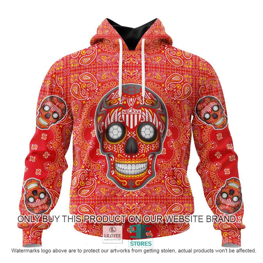 Personalized Liga Mx Club Necaxa Special Sugar Skull Kits For Dia De Muertos 3D Shirt, Hoodie 18