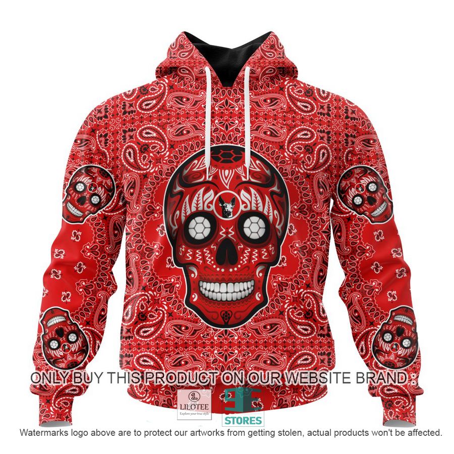Personalized Liga Mx Club Tijuana Special Sugar Skull Kits For Dia De Muertos 3D Shirt, Hoodie 19