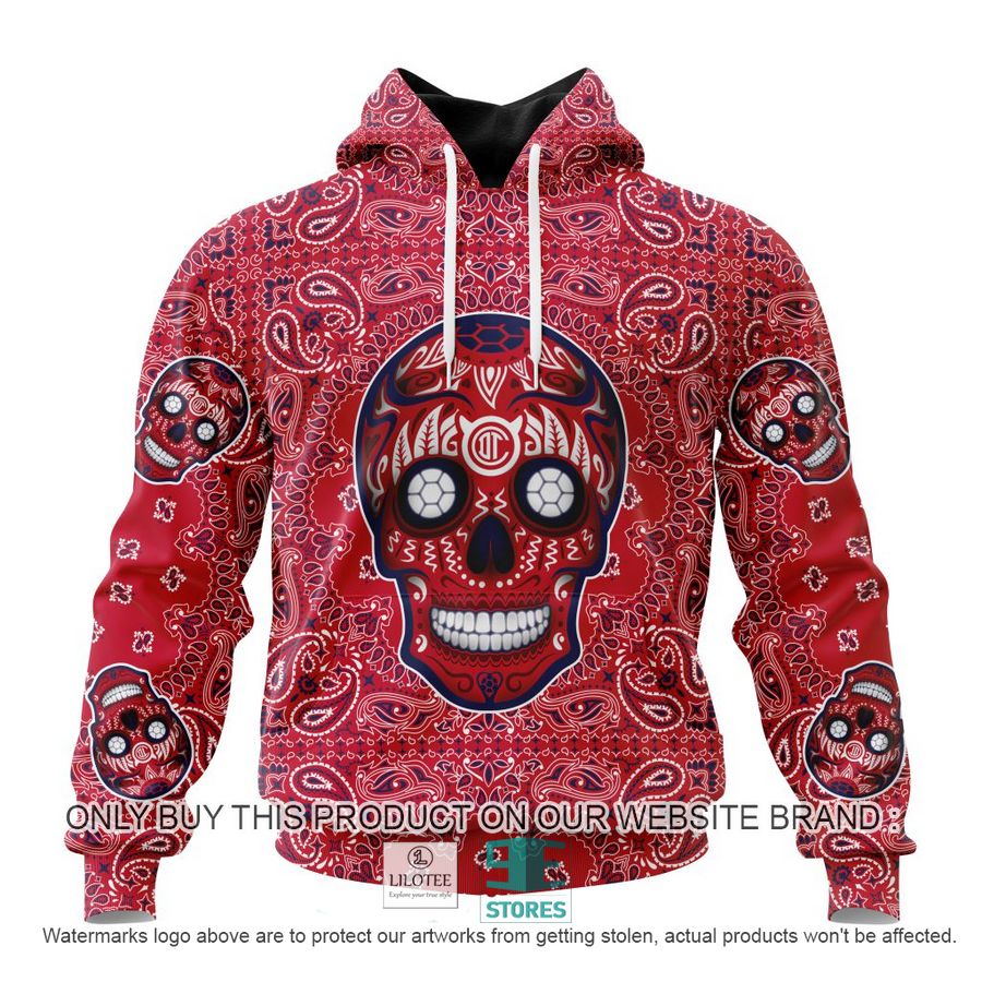 Personalized Liga Mx Deportivo Toluca Special Sugar Skull Kits For Dia De Muertos 3D Shirt, Hoodie 18
